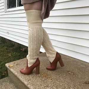 Thigh High Sweater Boots